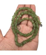 33.9 Grams, Small Natural Rough Green Peridot chips Beads Strand @Pakist... - £19.11 GBP