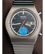 Seiko 6139-8021 Automatic Chronograph &#39;Blue Eye&#39; 1977/N - Clean - $1,087.32 CAD