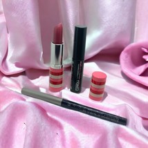 Clinique13 Love Pop Lipstick &amp;01 intense Black eyeliner Pen &amp; Mascara Lot - $19.94