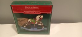 1985 Hallmark Rocking Horse Christmas Ornament in Original Box - £7.91 GBP