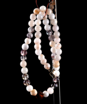 satyaloka satyamani,super seven,golden healer,rudraksha mix bead necklace #6068 - £68.57 GBP