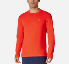 Lacoste Mens Thermal Long Sleeve T Shirt Red Size Xs $60 - Nwt - $17.99