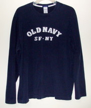 Mens Old Navy Navy Blue Long SleeveT Shirt Size L - $6.95