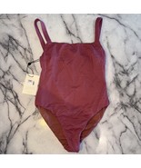 NEW Free People Fella Swim Andre Full 1 Piece Bathing Suit Rose Pink NWT... - €116,36 EUR