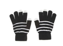 WOMEN&#39;S WITH LOVE FROM CA TEXTING TOUCH SCREEN WINTER SNOW GLOVES BLACK ... - $8.95