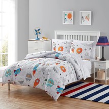 Kids Bedding Set Bed In A Bag For Boys And Girls Toddlers Printed Sheet Set And  - £61.97 GBP