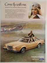1978 Print Ad The 1979 Thunderbird T-Roof Convertible Ford Vintage Bi-Plane - $13.48
