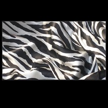 Silk Zebra Duvet Cover 4 Pc Bed Set King Queen Full Top Sheet & 2 Pillowcases image 2