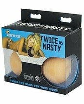 Si Novelties Twice as Nasty Masturbator, Vanilla - £21.69 GBP