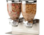 Zevro by Honey-Can-Do Double Cereal Dispenser, silver NEW IN BOX - $60.78