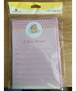 1 Pack of 10 American Greetings Girl&#39;s Baby Shower Invitations *NEW* r1 - $9.59 CAD