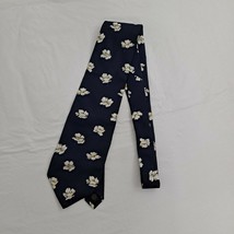Necktie Men&#39;s Tie Izod Casual 100% Italian Silk 3.75 Inch Blue Floral - £11.84 GBP