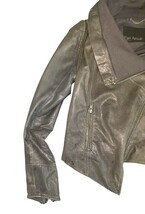 Yigal Azrouel New York Leather Jacket Women’s Size 4 Made in USA Motorcycle image 3