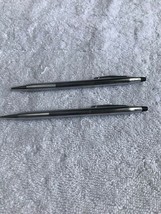 Vintage CROSS  ball point pen and pencil silver tone 2 pieces - £18.95 GBP
