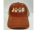 Paw Prints Snapback Trucker Baseball Cap Mesh Embroidered Hat - $19.79