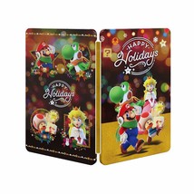 Official Super Mario Bros. Happy Holidays SteelBook Case For Nintendo Switch ... - £10.09 GBP