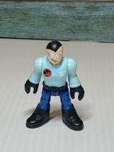 IMAGINEXT JURASSIC SECURITY POLICE FIGURE WORLD PARK FISHER PRICE 3&quot; - $4.50