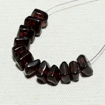 12pcs Natural Red Garnet Beads Loose Gemstone 15.85cts Size 5x5mm to 6x6mm - £5.15 GBP