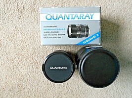Quantaray Auto 28-80mm f3.5-4.5 Wide Angle MR Macro Zoom for Canon-AE in case - £38.82 GBP