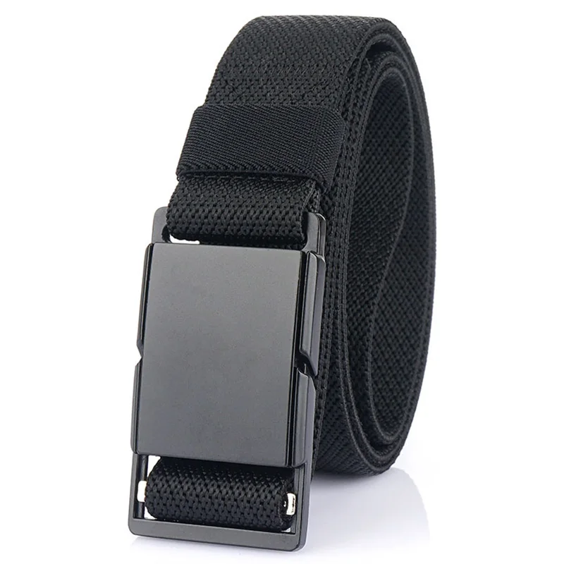 HSSEE New Magnetic  Belt for Men Alloy  Buckle Quick Release  Outdoor Belt Casua - £79.74 GBP