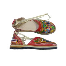 Moroccan Babouche Berber Slippers Leather Handmade Shoes Slipper Women Amazigh - £42.60 GBP