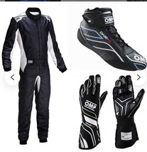  OMP Go Kart Race Suit Driver 2020 CIK/FIA level-2 with balaclava glove Shoes - £135.57 GBP