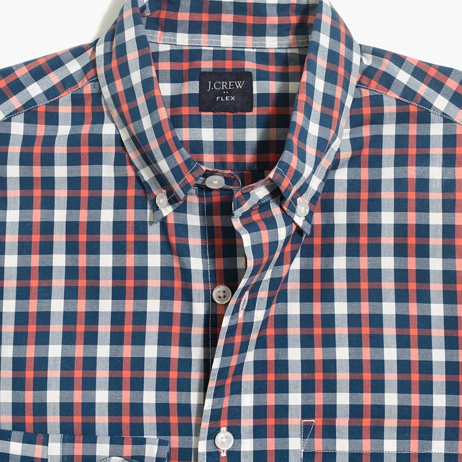 NWT Mens Size Medium J. Crew Mercantile Check Pattern Button Front Shirt Top - $28.41