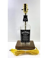 Jack Daniel&#39;s Whiskey Liquor Bar Bottle TABLE LAMP Lounge Light with Woo... - £40.49 GBP