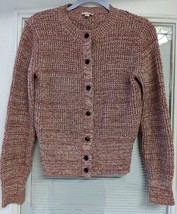 Pink Marled Waffle Stitch Sweater By Gap SZ Medium - £9.28 GBP