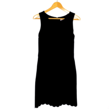 Merona Little Black Dress Womens size XS Sleeveless Knee Length Scallope... - £17.91 GBP