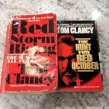 Tom Clancy 2 Book Bundle Hunt for Red October, Red Storm Rising - £3.10 GBP