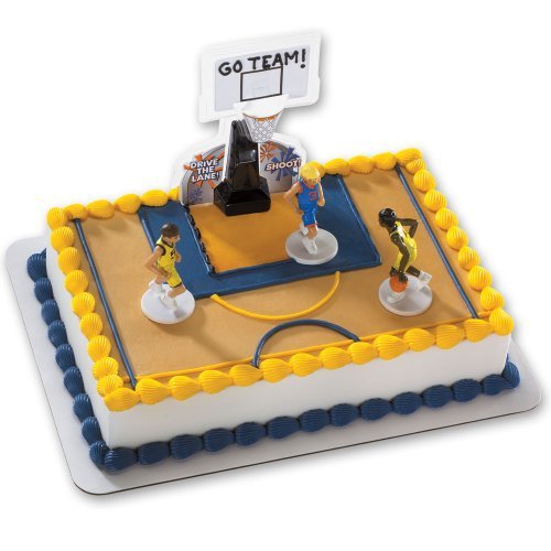 Basketball All Net DecoSet Cake Decoration - Boys [Toy] - $5.23