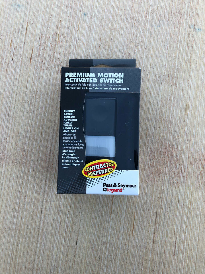 Legrand MCU-BKCC4 Premium Motion activated utility room light switch - B... - $4.00
