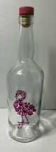 Jeweled Pink Flamingo Wine Bottle with Stopper - 750 ml Wine Bottle - $14.00