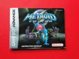 Metroid Fusion Instruction Manual Game Boy Advance Game - No Game - $23.34