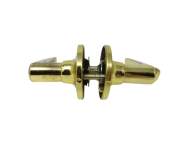 Polished Gold Non-Locking Door Handle Hardware - £11.96 GBP