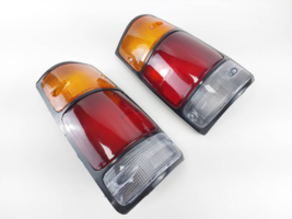 Pair Black Trim Rear Lamp For 1991-1997 Isuzu Rodeo Tail Lights IZ2800103 - $59.04