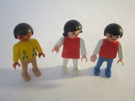 Playmobil 1981 Figures ~ Boy, Girl &amp; Indian - £5.10 GBP