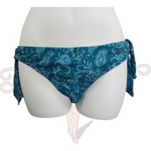 Converse One Star Women&#39;s Blue Paisley Bikini Bottom Swimsuit Bottoms Size M - $9.99