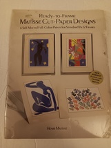 Ready To Frame Matisse Cut-Paper Designs 6 Self-Matted Prints For 9&quot;x12&quot; Frames - £15.63 GBP
