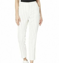 Nwt Vince Camuto Pinstriped Ankle Pants In New Ivory Size 4 - £15.62 GBP
