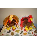 Ty Beanie Baby Gobbles &amp; Drumstick 2 Turkey&#39;s - $27.99
