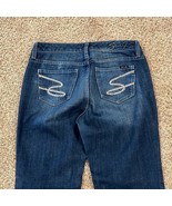 Seven 7 Jeans Crystal Bling Pockets Flare Leg Size 4 - £22.98 GBP
