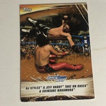 AJ Styles Vs Jeff Hardy Trading Card WWE Wrestling #79 - £1.56 GBP