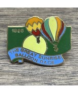 Vintage 1985 The Great Sunrise Balloon Race Hot Air Balloon Lapel Hat  K... - €6,87 EUR