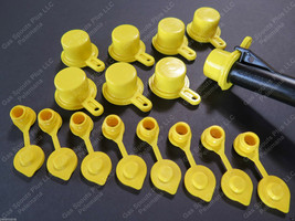 8 Blitz Spout Caps +8 Yellow Gas Can Vents Ships Free &quot;Fix Your Blitz Gas Can&quot; - £22.72 GBP