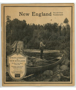 New England  All Year Vacation Land 1925 Boston Maine Railroad timetable... - $404.91 MXN New England  All Year Vacation Land 1925 Boston Maine Railroad timetable... - $404.91 MXN