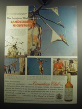 1957 Canadian Club Whisky Ad - Portuguese Windjammer is a Landlubbers Nightmare - £14.46 GBP