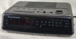 Panasonic Alarm FM AM Clock Radio RC-6066 24 Hour Digital Time Battery B... - $18.66