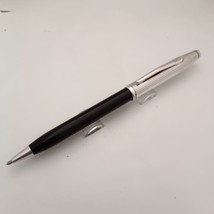 Cross Century II Chrome Black Lacquer Ballpoint Pen Made in USA - $145.13